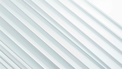 Obraz premium Abstract white background with diagonal lines and light grey color 