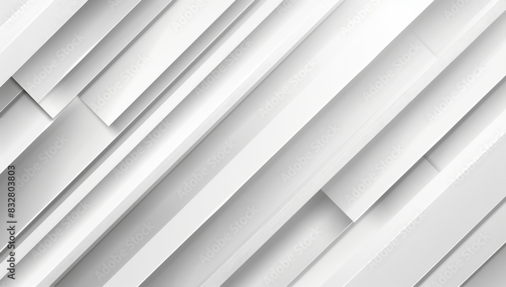 Poster abstract white background with diagonal lines and light grey color