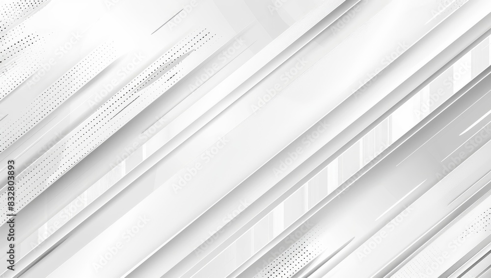 Poster abstract white background with diagonal lines and light grey color