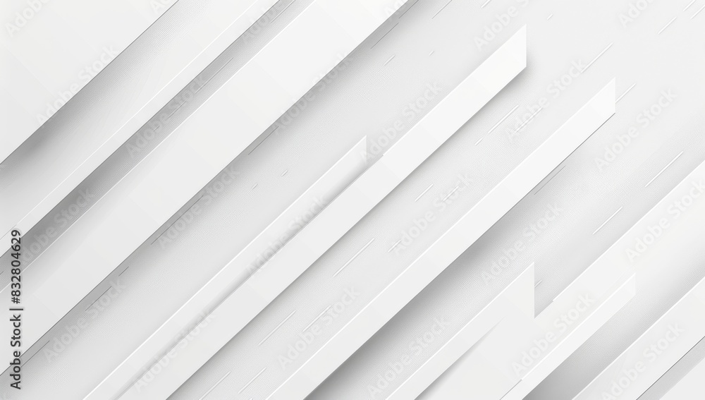Poster abstract white background with diagonal lines and light grey color