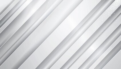 Obraz premium Abstract white background with diagonal lines and light grey color 