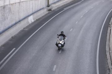 The scooter, a type of motorcycle that is lighter and has smaller wheels than conventional...
