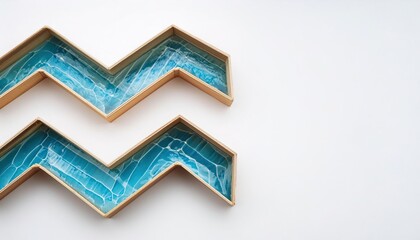 Astrological zodiac sign concept Aquarius is the 11th sign of the zodiac, considered as governing the period from about January 20 to about February 18 isolated on white background