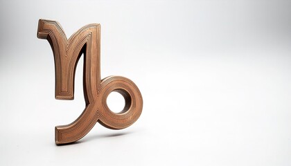 Astrological zodiac sign concept Capricorn a sign that represents time and responsibility, and its representatives are traditional and very serious by nature December 22 - January 19