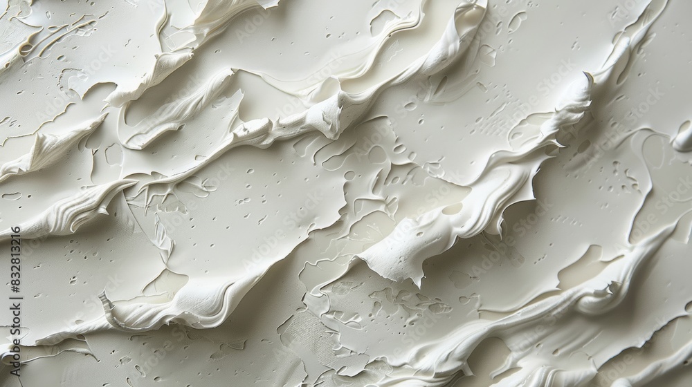 Poster white abstract textured canvas.