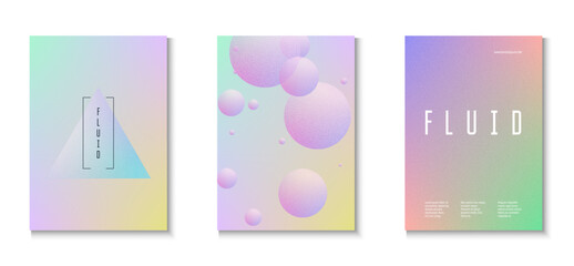 Minimal Background. Creative Elements. Holographic Design. Multyplying Bright Illustration. Noise Abstract Shape. Digital Banner. Violet Texture Gradient Set. Blue Minimal Background