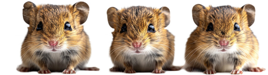 Three Different Pictures of a Mouse
