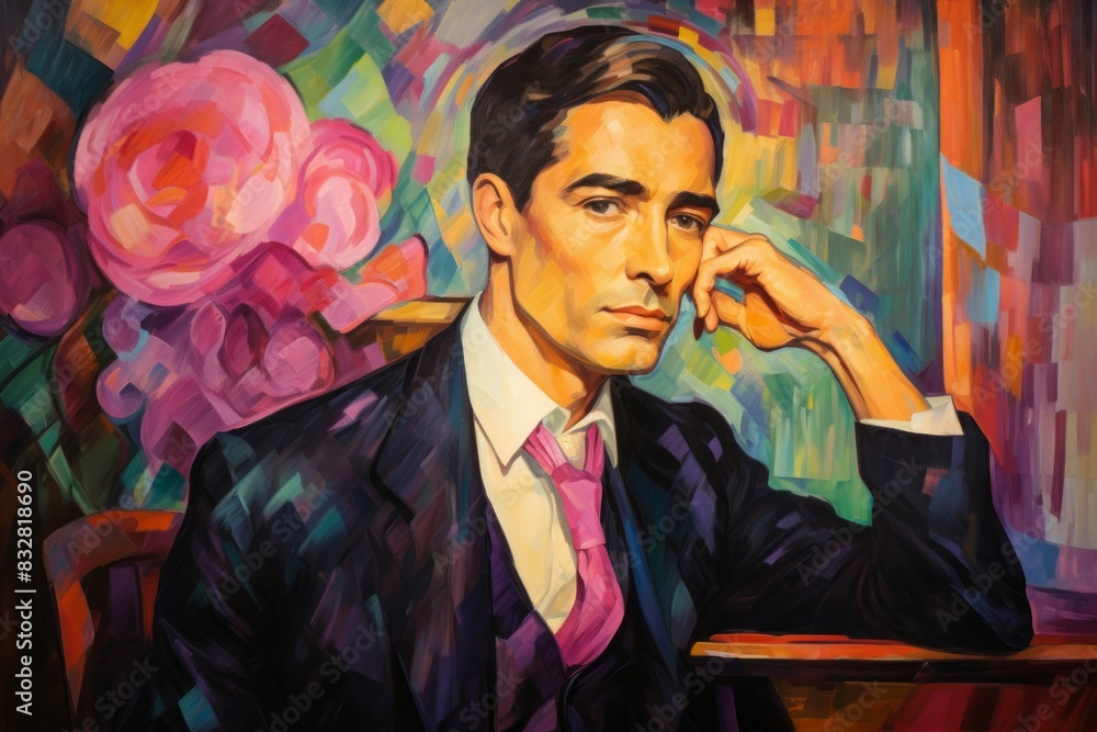 Canvas Prints a charismatic and influential diplomat, skilled in negotiation and resolving conflicts. - generative