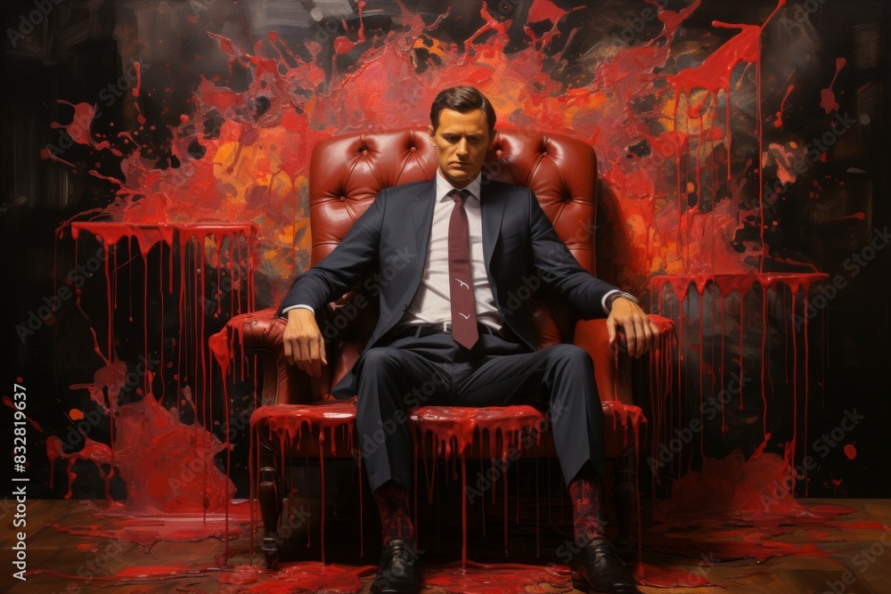 Canvas Prints a charismatic and influential diplomat, skilled in negotiation and resolving conflicts. - generative