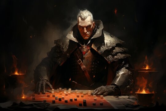 A calculating and cunning strategist, outmaneuvering opponents with tactical brilliance. - Generative AI