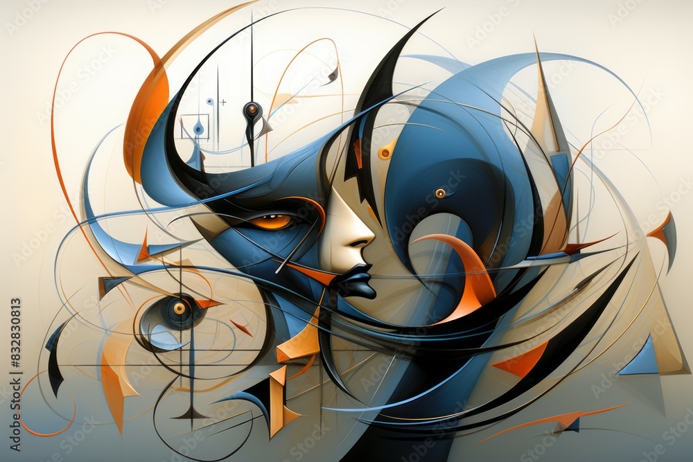 Wall mural a skilled and adaptable shape-shifter, assuming different forms to suit various situations. - genera