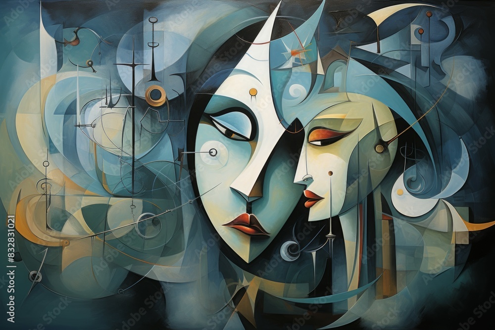 Wall mural a skilled and adaptable shape-shifter, assuming different forms to suit various situations. - genera