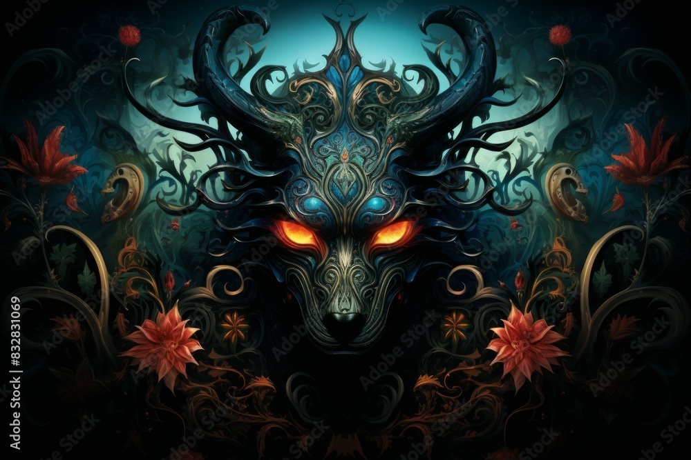 Wall mural a skilled and adaptable shape-shifter, assuming different forms to suit various situations. - genera