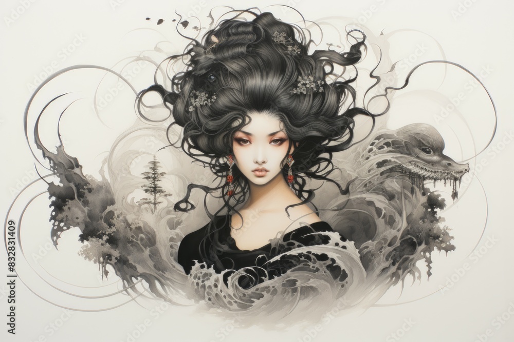 Wall mural a skilled and adaptable shape-shifter, assuming different forms to suit various situations. - genera