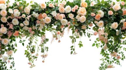 Wedding flower arch