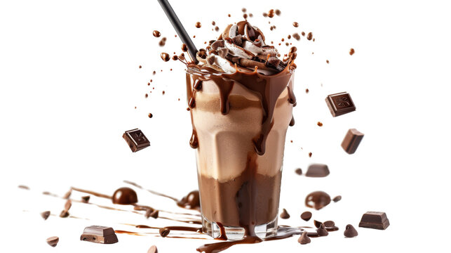 Chocolate milk shake 