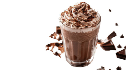 Chocolate milk shake 