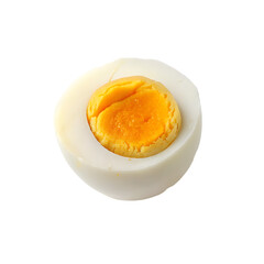 a boiled egg on transparent background