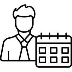 User Calendar Icon