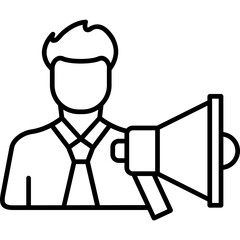 User Megaphone Icon