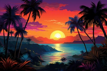 Sunsets and sunrises - Generative AI