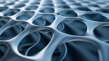 Obraz premium The image is a close up of a pattern of circles, with some of them overlapping