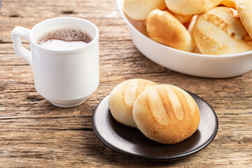 Delicious and nutritious almojabanas or pandebono, a food based on cassava flour and cheese