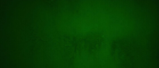 Fototapeta premium Old wall background. Black dark jade emerald green grunge background.