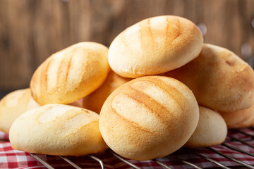 Delicious and nutritious almojabanas or pandebono, a food based on cassava flour and cheese