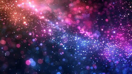 Fototapeta premium light, christmas, star, space, design, blue, pattern, stars, holiday, pink, snow, purple, bokeh, particle, glitter, winter, decoration, xmas, loop, vector, sparkle, bright, backgrounds, particles, glo
