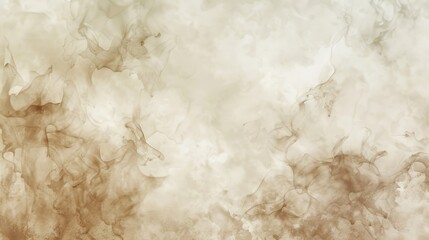 Abstract Brown and Beige Smoke Background, Generative AI