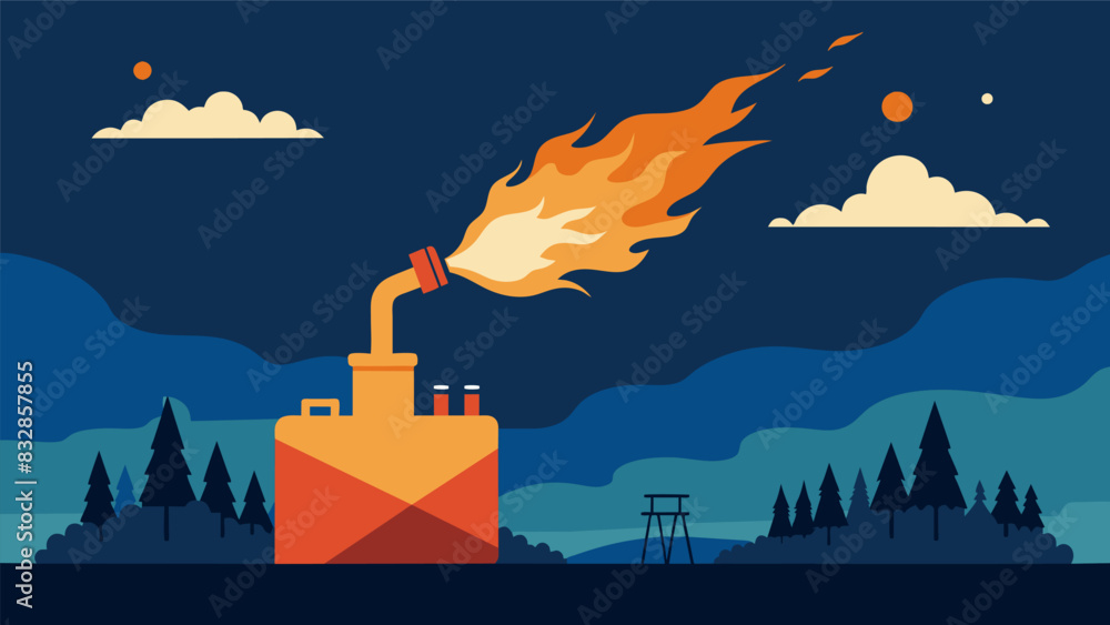 Poster the flaring of gas may be mesmerizing to watch but it also serves as a stark reminder of the finite 