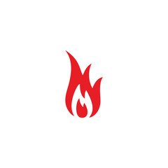 fire simple symbol logo vector