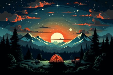 Camping - Generative AI