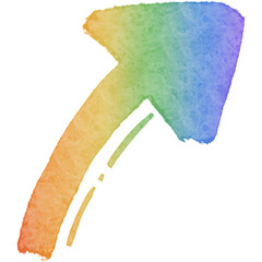 Pride month rainbow element 