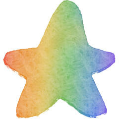 Pride month rainbow element 