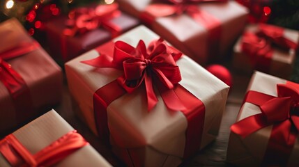 Boxing Day gifts and sales shopping experience after Christmas in the UK, Canada, and Australia. A holiday tradition of relaxation, celebration with family and friends, charity, and winter discounts i