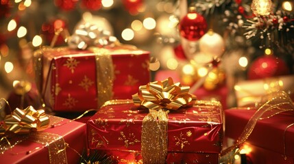 Boxing Day gifts and sales shopping experience after Christmas in the UK, Canada, and Australia. A holiday tradition of relaxation, celebration with family and friends, charity, and winter discounts i