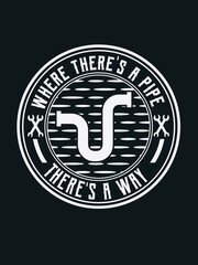 Plumbing t-shirt design