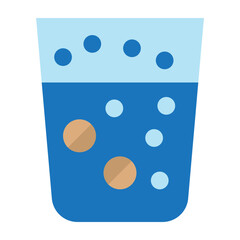 Effervescence Vector Flat Icon Design