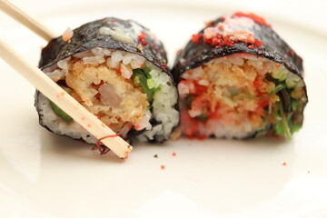 Luxurious Japanese sushi