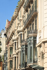 Obraz premium Facades in Barcelona