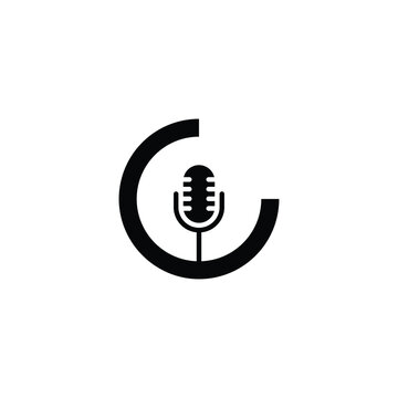 recommend clip art: Letter G mic geometric symbol simple logo vector