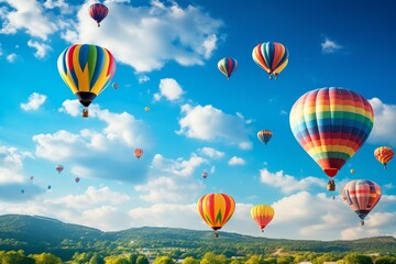 Hot air balloons - Generative AI