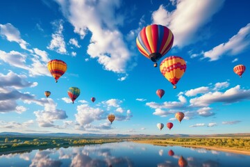 Hot air balloons - Generative AI