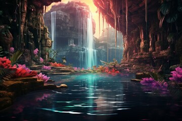 Waterfalls - Generative AI