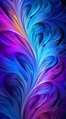 Abstract Image Pattern Background, Complex Fractal Designs in Shades, Texture, Wallpaper, Background, Cell Phone Cover and Screen, Smartphone, Computer, Laptop, 9:16 Format- PNG