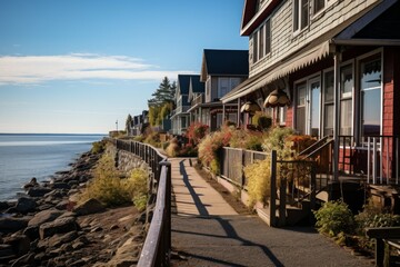 Seaside towns - Generative AI