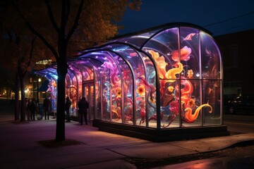Outdoor art installations - Generative AI