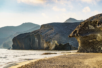Monsul beach, Park Cabo de Gata in Spain